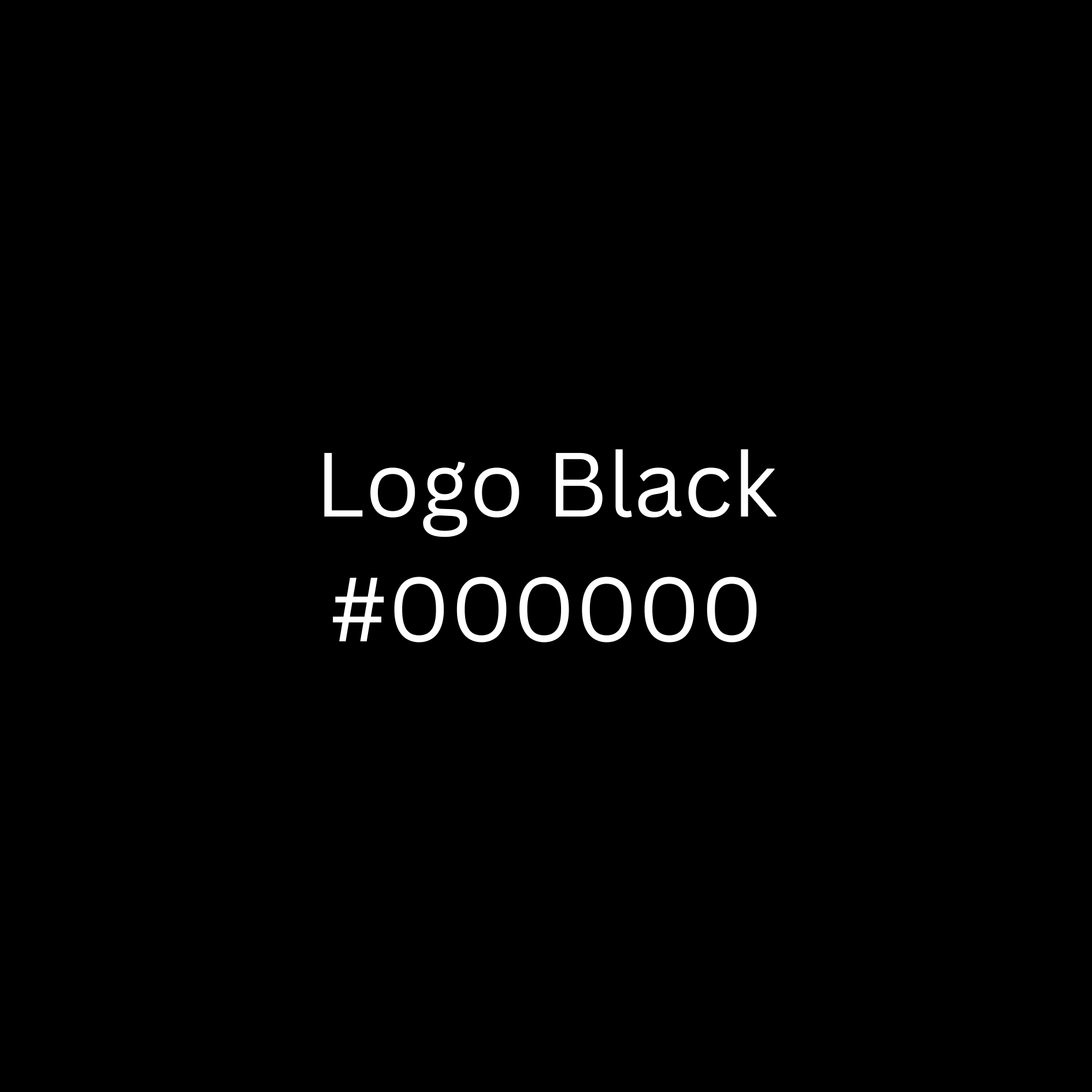 Black Used Throughout Website & In Logo